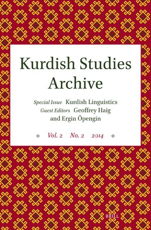 Cover Kurdish Studies Archive