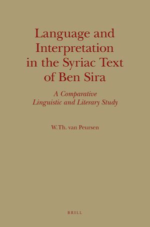 Cover Language and Interpretation in the Syriac Text of Ben Sira