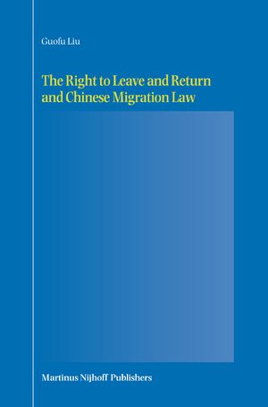 Cover The Right to Leave and Return and Chinese Migration Law