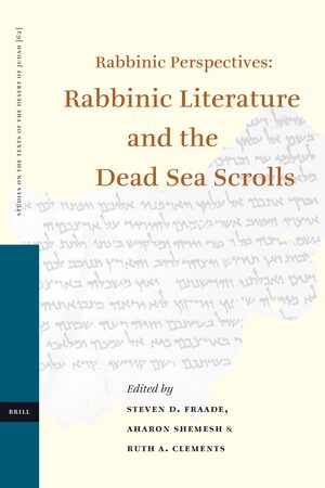 Cover Rabbinic Perspectives: Rabbinic Literature and the Dead Sea Scrolls