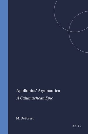 Cover Apollonius' <i>Argonautica</i>