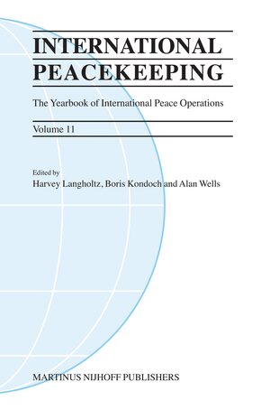 Cover International Peacekeeping: The Yearbook of International Peace Operations