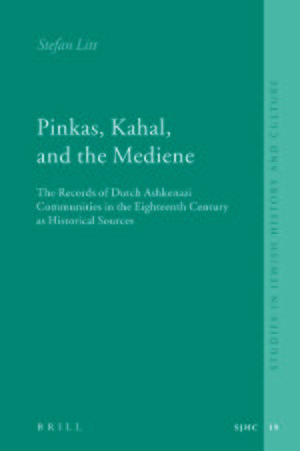 Cover Pinkas, Kahal, and the Mediene