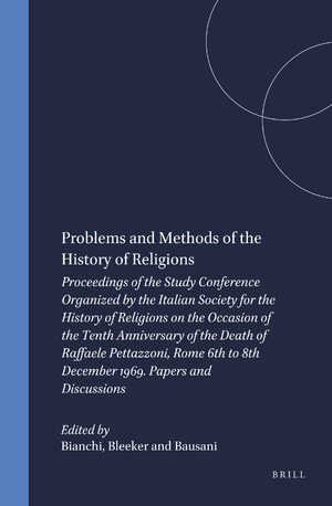 Cover Problems and Methods of the History of Religions