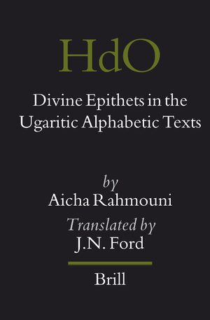 Cover Divine Epithets in the Ugaritic Alphabetic Texts
