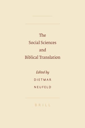 Cover The Social Sciences and Biblical Translation
