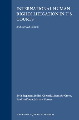 Cover International Human Rights Litigation in U.S. Courts