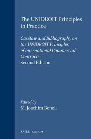 Cover The UNIDROIT Principles in Practice