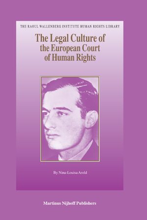 Cover The Legal Culture of the European Court of Human Rights