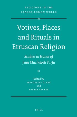 Cover Votives, Places and Rituals in Etruscan Religion