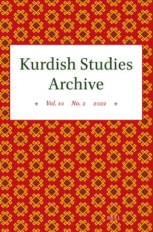 Cover Kurdish Studies Archive