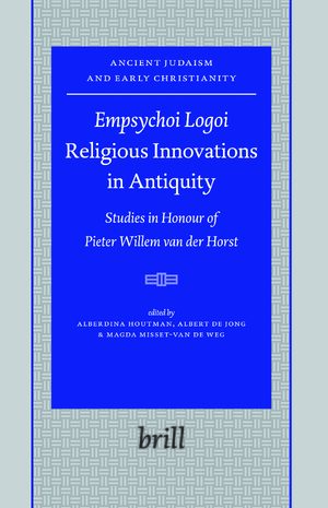 Cover <i>Empsychoi Logoi</i> â Religious Innovations in Antiquity