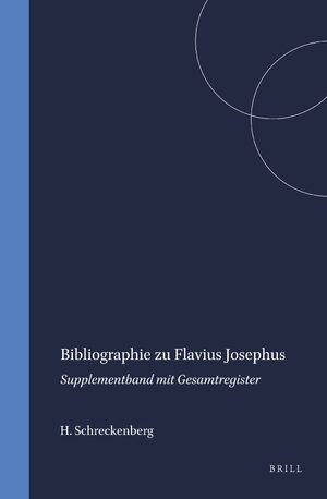 Cover Bibliographie zu Flavius Josephus
