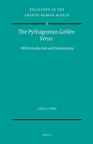 Cover The Pythagorean <i>Golden Verses</i>
