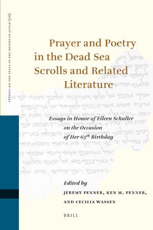 Cover Prayer and Poetry in the Dead Sea Scrolls and Related Literature