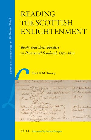 Cover Reading the Scottish Enlightenment