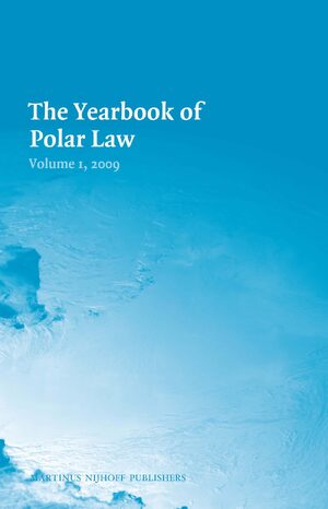 Cover The Yearbook of Polar Law Volume 1, 2009