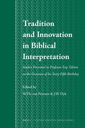 Cover Tradition and Innovation in Biblical Interpretation