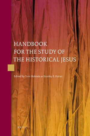 Cover Handbook for the Study of the Historical Jesus (4 vols)