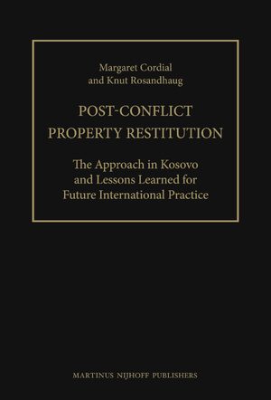 Cover Post-Conflict Property Restitution (2 vols)