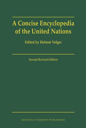 Cover A Concise Encyclopedia of the United Nations
