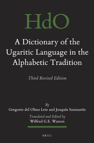 Cover A Dictionary of the Ugaritic Language in the Alphabetic Tradition (2 vols)