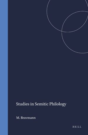 Cover Studies in Semitic Philology