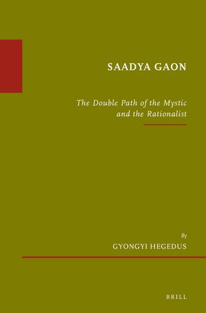 Cover Saadya Gaon
