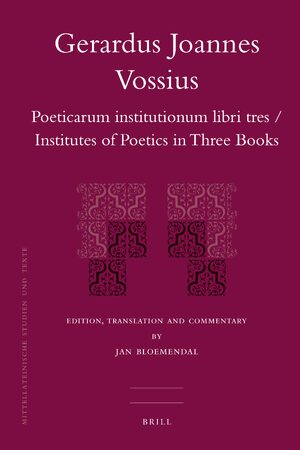 Cover Gerardus Joannes Vossius