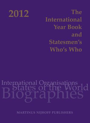 Cover The International Year Book and Statesmen's Who's Who 2012