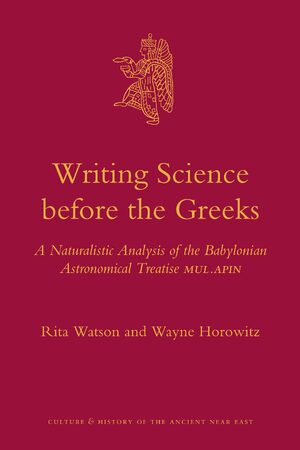 Cover Writing Science before the Greeks