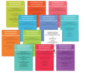 Cover International Encyclopedia of Comparative Law, Instalment 40