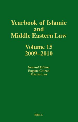 Cover Yearbook of Islamic and Middle Eastern Law, Volume 15 (2009-2010)