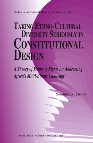 Cover Taking Ethno-Cultural Diversity Seriously in Constitutional Design