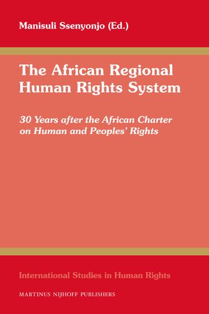 Cover The African Regional Human Rights System