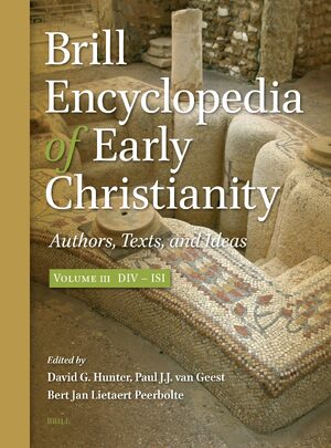 Cover Brill Encyclopedia of Early Christianity, Volume 3 (Div - Isi)