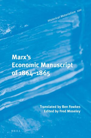 Cover Marx's Economic Manuscript of 1864-1865