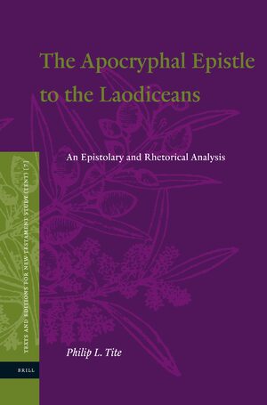 Cover The Apocryphal Epistle to the Laodiceans