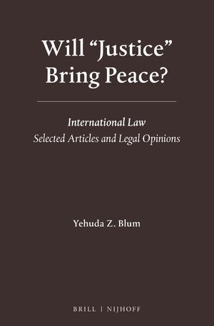 Cover Will "Justice" Bring Peace?