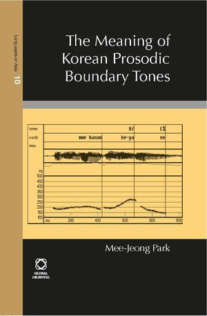 Cover The Meaning of Korean Prosodic Boundary Tones