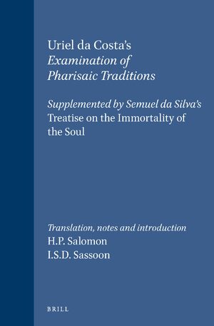 Cover Examination of Pharisaic Traditions