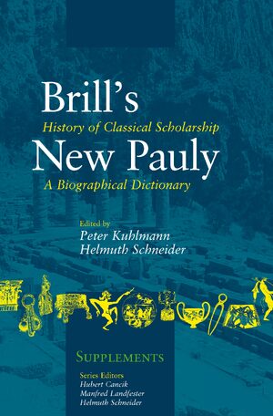 Cover History of Classical Scholarship