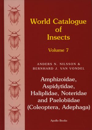 Cover Amphizoidae, Aspidytidae, Haliplidae, Noteridae and Paelobiidae (Coleoptera, Adephaga)