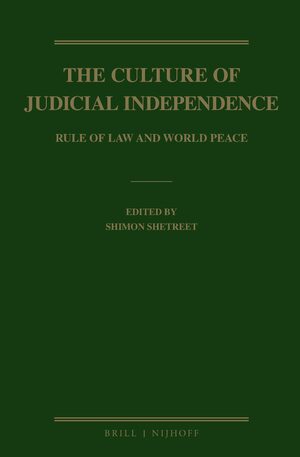 Cover The Culture of Judicial Independence