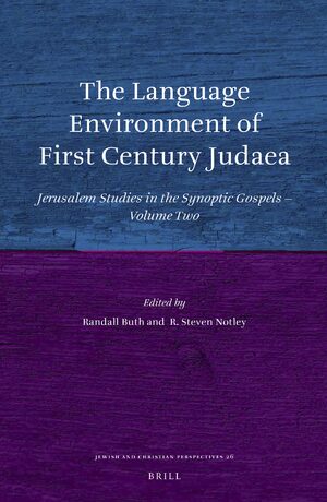 Cover The Language Environment of First Century Judaea