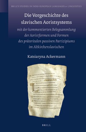 Cover Die Vorgeschichte des slavischen Aoristsystems