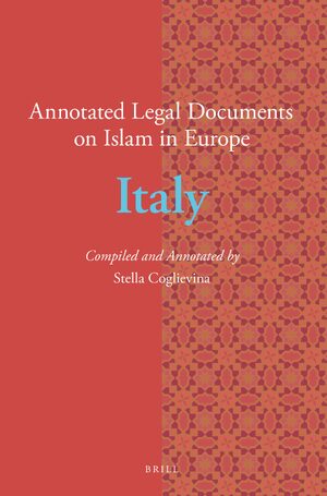 Cover Annotated Legal Documents on Islam in Europe: Italy