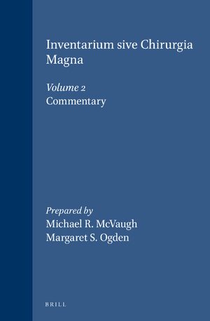 Cover Inventarium sive Chirurgia Magna, Volume 2 Commentary