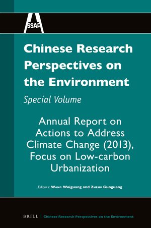 Cover Chinese Research Perspectives on the Environment, Special Volume
