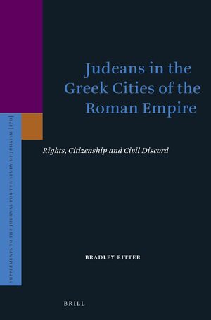 Cover Judeans in the Greek Cities of the Roman Empire